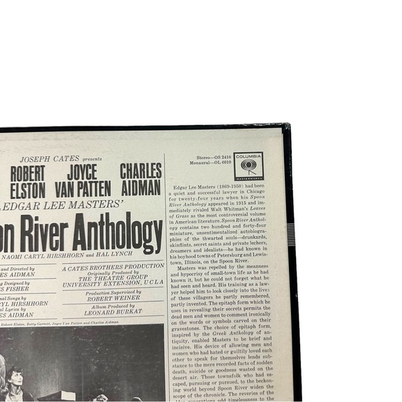 Spoon River Anthology Broadway Cast Columbia Masterworks OL 6010 Vinyl Record - Picture 10 of 15